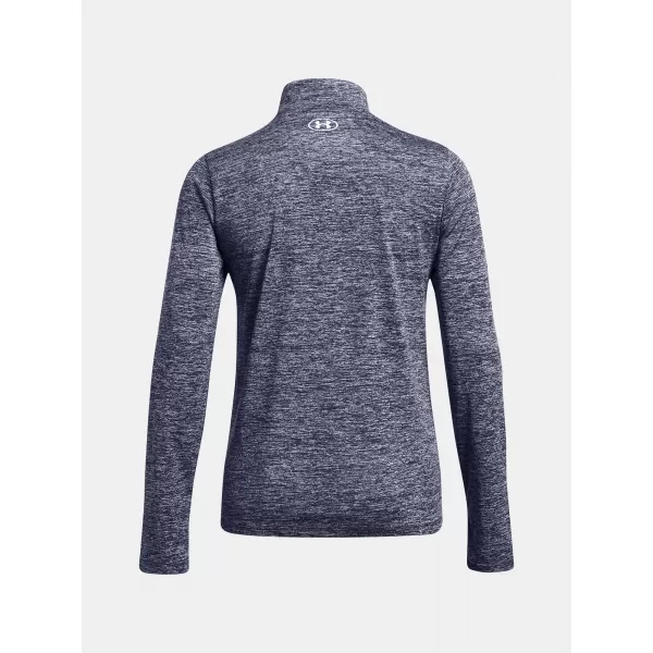  Női póló UNDER ARMOUR TECH 1/2 ZIP- TWIST 1384225-410 KÉK 