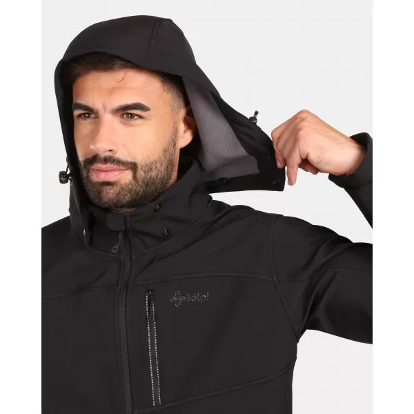  Férfi softshell kabát KILPI RAVIO-M ZM0129KI FEKETE 