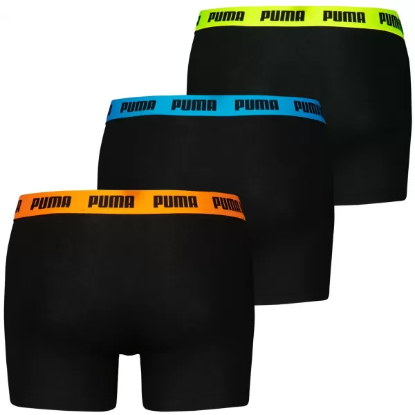  Bokszoló PUMA MEN EVERYDAY BOXER 3P 93832706 FEKETE/VÁLTOZÓ LOGÓ SZÍNEK 