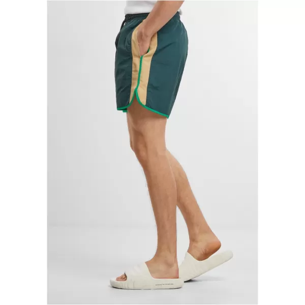  Férfi úszónadrág URBAN CLASSICS TB7348 ÜVEG ZÖLD 