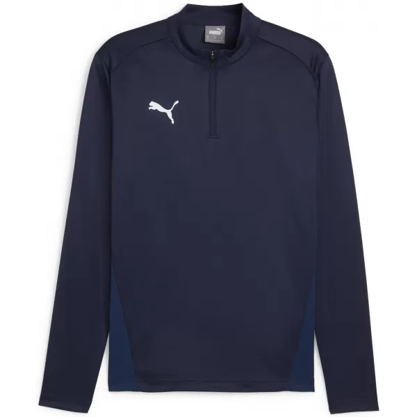  Ing PUMA TEAMGOAL TRAINING 1/4 ZIP TO 65862906 PUMA NAVY/FEHÉR/PERZSA KÉK 