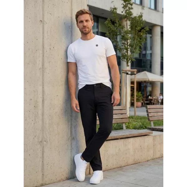  Férfi nadrág ALTISPORT ATS TROUSER SLIM-FIT FEKETE 
