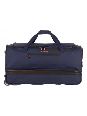 Táska TRAVELITE BASICS WHEELED DUFFLE L SÖTÉTKÉK/NARANCS