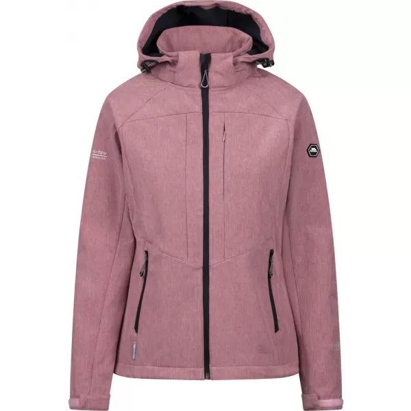  Női softshell kabát TRESPASS FRYATT VILÁGOS EPERFA MÁRGA 