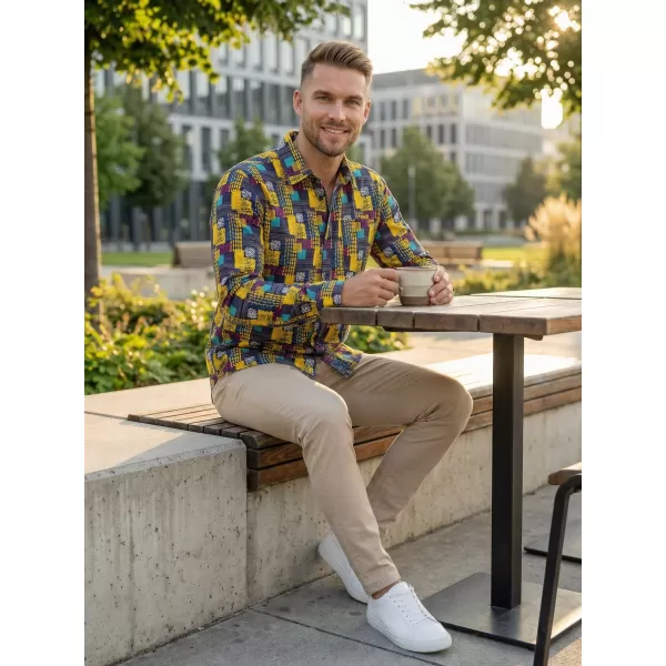  Férfi ing ALTISPORT GREEN MUSTÁR 