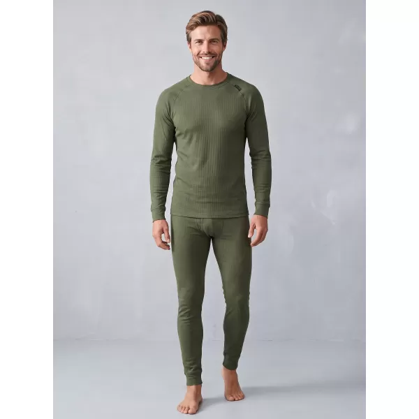 Férfi termoszett ALTISPORT GAIN KHAKI/FEKETE 