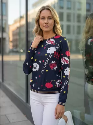Női póló ALTISPORT GAIA SÖTÉTKÉK