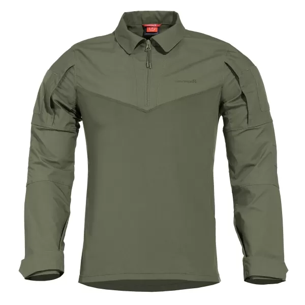  Hosszú ujjú férfi póló PENTAGON RANGER SHIRT K02013 TEREPSZÍNŰ ZÖLD 