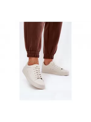 Női tornacipő BIG STAR NN274578 BÉZS Big Star Shoes