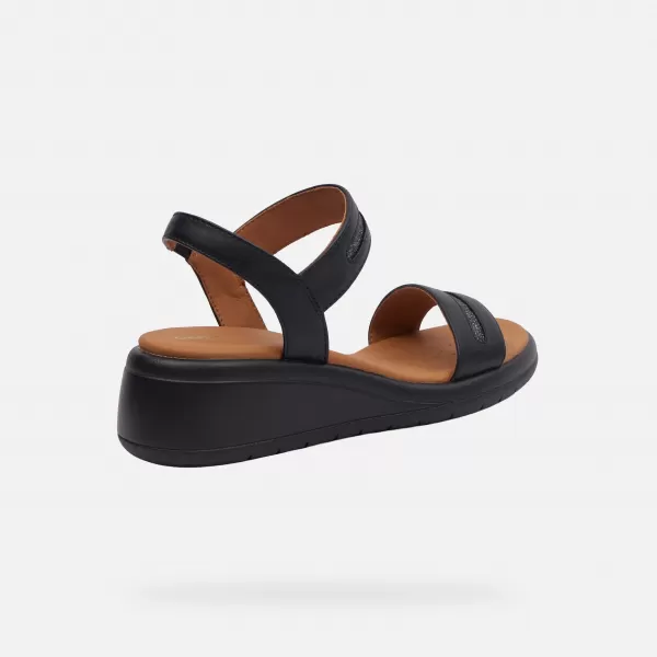  Női szandál GEOX MELICONIA G000969 FEKETE 