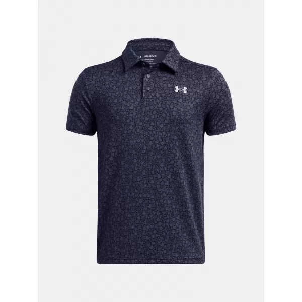  Fiú póló UNDER ARMOUR UA PLAYOFF PRINTED POLO 1382681-413 KÉK 