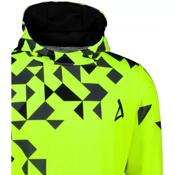  Férfi prémium funkcionális pulóver ALTISPORT VOJ/ALM108MI01 NEON SÁRGA 