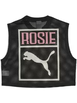 Tartály teteje PUMA X ROSÉ RELAXED MESH TOP 63380401 PUMA FEKETE