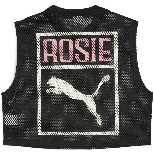  Tartály teteje PUMA X ROSÉ RELAXED MESH TOP 63380401 PUMA FEKETE 