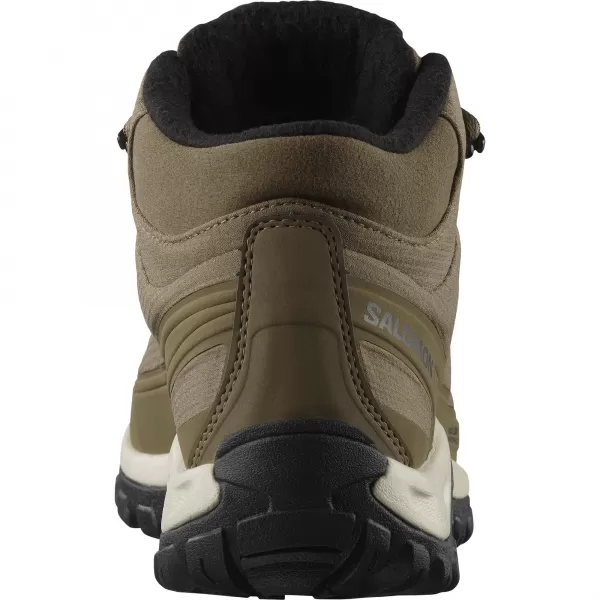  Férfi cipők SALOMON SHELTER WATERPROOF KŐSZÜRKE/FEKETE/ESŐS NAP 
