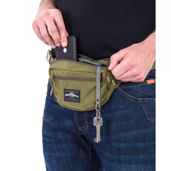  Ház PENTAGON MINOR TRAVEL POUCH K17080 FEKETE 