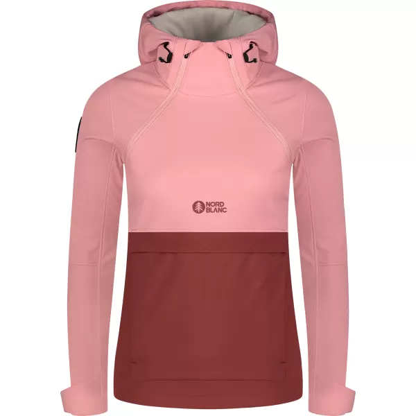  Női softshell anorák NORDBLANC NBWSL8275 VILÁGOS RÓZSASZÍN 