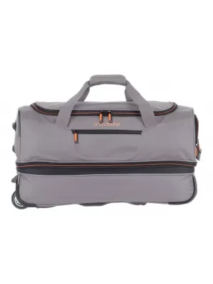 Táska TRAVELITE BASICS WHEELED DUFFLE S SZÜRKE/NARANCS