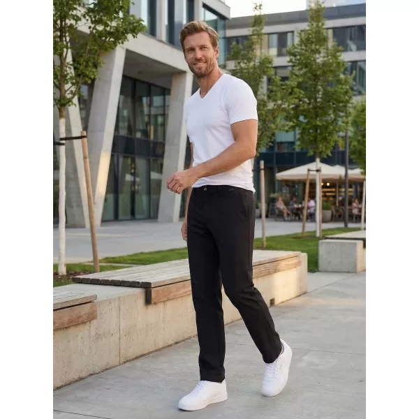  Férfi nadrág ALTISPORT ATS TROUSER CLASSIC-FIT FEKETE 