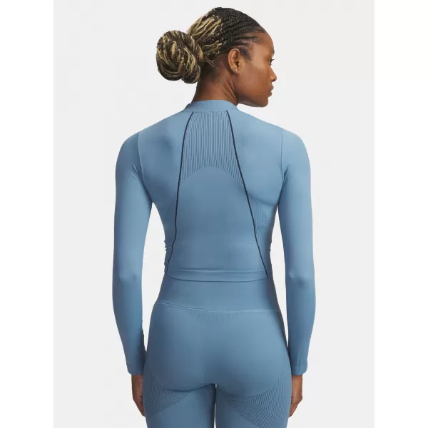  Női póló UNDER ARMOUR UA VANISH SEAMLESS LS 6000645-418 KÉK 