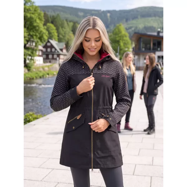  Női softshell dzseki ALTISPORT GEMEE FEKETE 