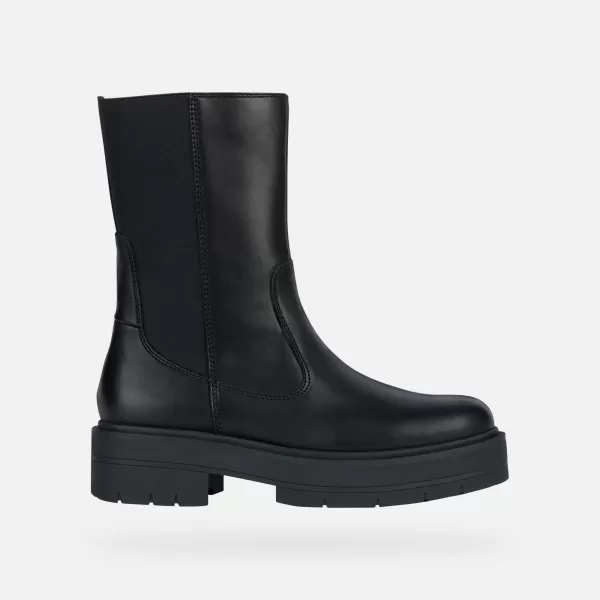  Női bokacsizma GEOX G004255 FEKETE 