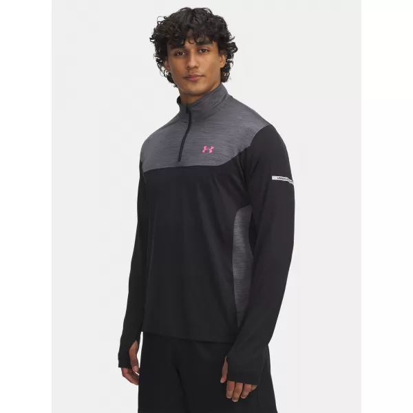  Férfi póló UNDER ARMOUR UA TECH UTILITY 1/4 ZIP 6004963-001 FEKETE 
