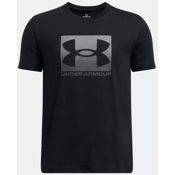  Fiú póló UNDER ARMOUR UA B BOXED SPORTS UPDATE SS 1388672-001 FEKETE 