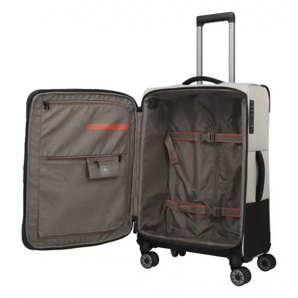  Bőrönd TRAVELITE CROSSLITE 5.0 M FEHÉR HOMOK 