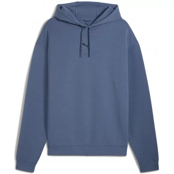  Férfi pulóver PUMA M CLOUDSPUN HOODIE 52759580 SÖTÉT INDIGÓ HANGA 