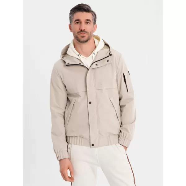  Kabát OMBRE OM-JANP-0225 BÉZS 