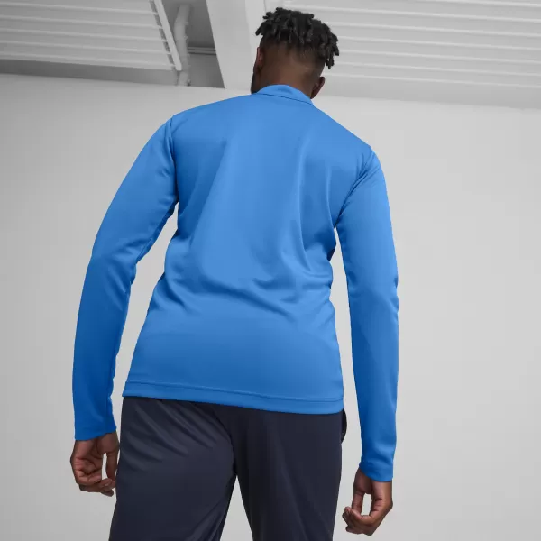  Ing PUMA TEAMGOAL TRAINING 1/4 ZIP TO 658629_02 ELEKTROMOS KÉK LIMONÁDÉ/FEHÉR/CSAPAT KIRÁLYI 