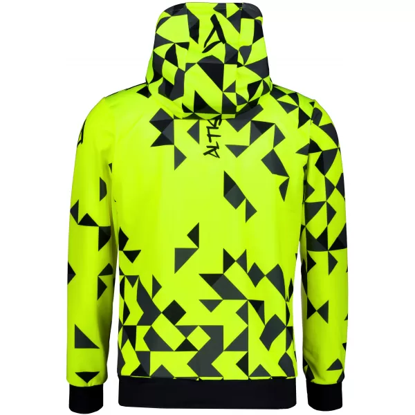  Férfi prémium funkcionális pulóver ALTISPORT VOJ/ALM108MI01 NEON SÁRGA 
