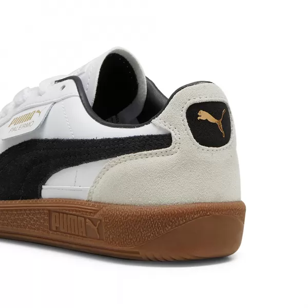  Bébi cipő PUMA PALERMO LTH JR 39727501 PUMA FEHÉR/GŐZSZÜRKE/GUMI 