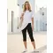 3/4-es női leggings ALTISPORT DAYIA FEKETE