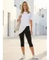 3/4-es női leggings ALTISPORT DAYIA FEKETE