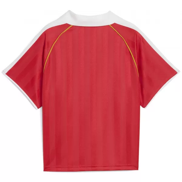  Női mez PUMA T7 RELAXED FOOTBALL JERSEY 63215711 MINDEN IDŐK PIROS 