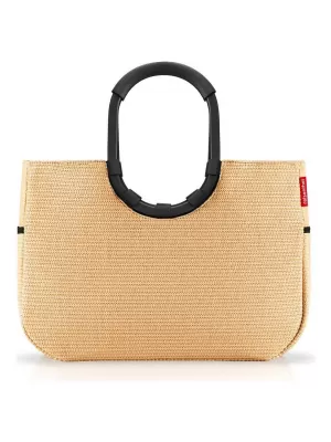 Táska REISENTHEL LOOPSHOPPER L FRAME RAFIA FEKETE
