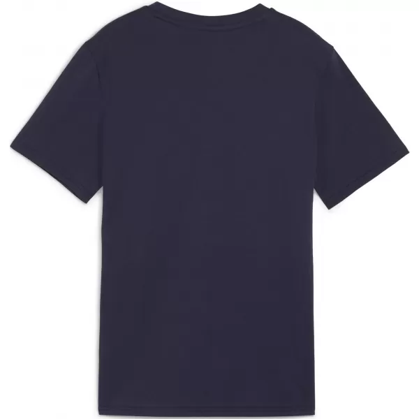  T -póló PUMA TEAMGOAL CASUALS TEE JR 658616_06 PUMA NAVY/PUMA WHITE 