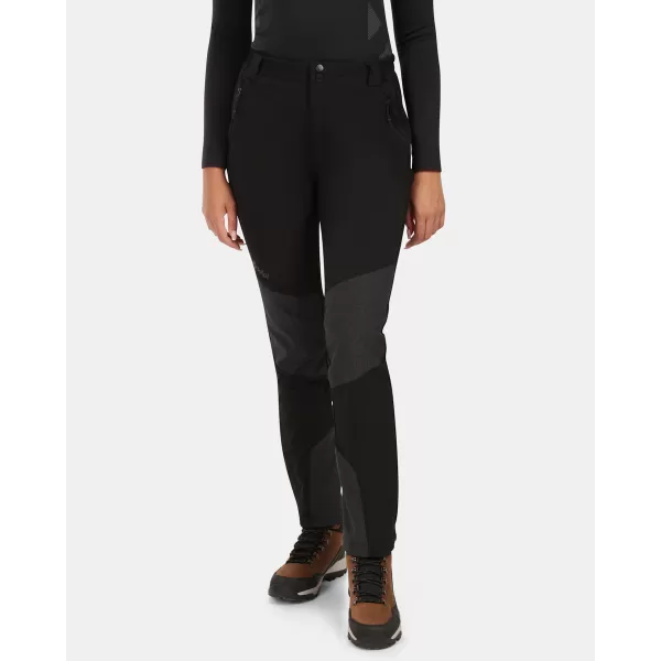  Női softshell nadrág KILPI NUUK-W ZL0412KI FEKETE 