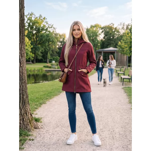  Női softshell dzseki ALTISPORT GEMEE BURGUNDIA 