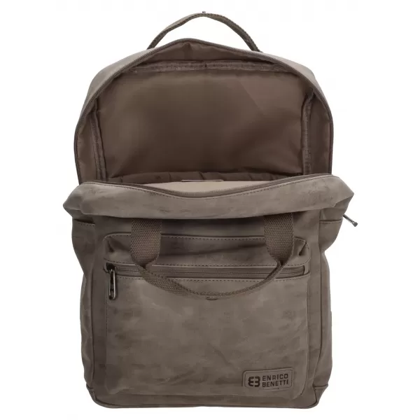  Hátizsák ENRICO BENETTI ROTTERDAM 13 NOTEBOOK BACKPACK KÖZEPES SZÜRKÉS 