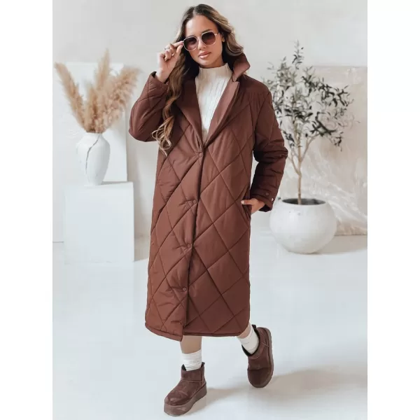  Női kabát DSTREET TY4917 BARNA 