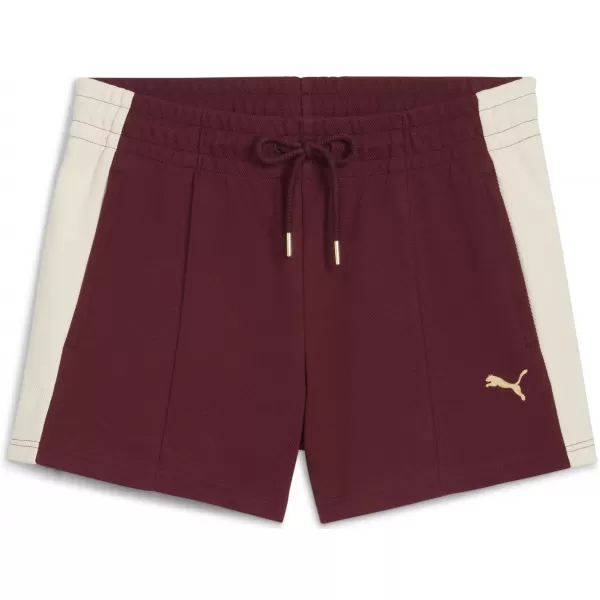  Hölgyek rövidnadrágja PUMA T7 PINTUCK SHORTS 4' 63213996 RUBIN CSILLOGÁS 