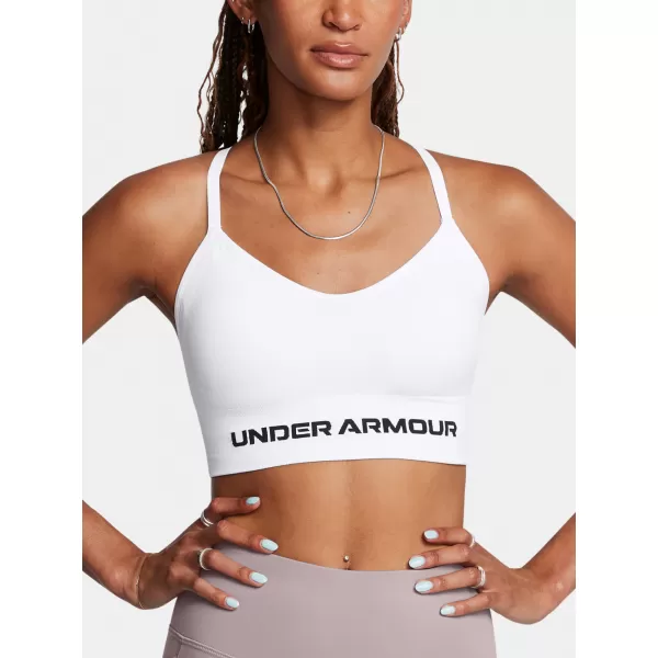  Női melltartó UNDER ARMOUR VANISH SEAMLESS LOW BRA 1384417-100 FEHÉR 