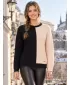 Női pulóver KIXMI VERENA VILÁGOS BÉZS