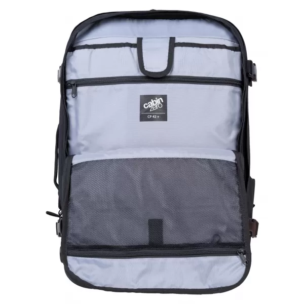  Hátizsák CABINZERO CLASSIC PRO 42L TELJESEN FEKETE 