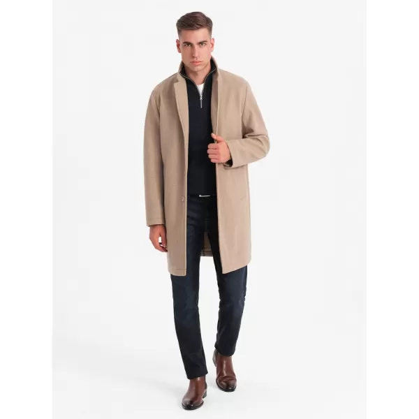  Kabát OMBRE OM-COWC-0104-new BÉZS 
