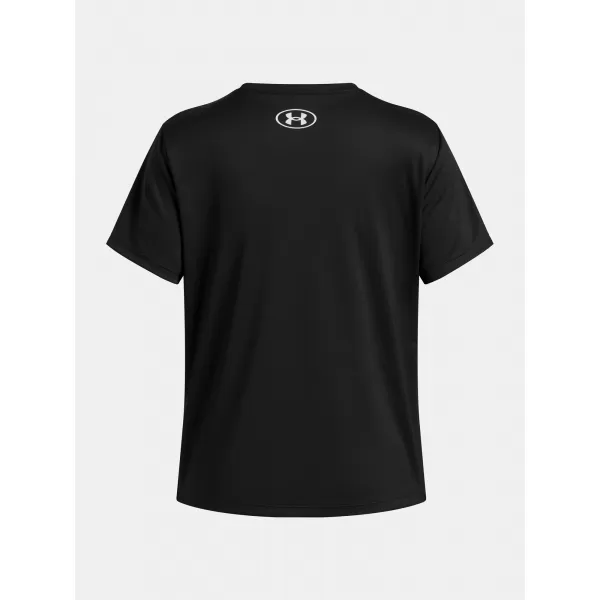  Lányos póló UNDER ARMOUR TECH VARSITY GRAPHIC SS 6007917-001 FEKETE 