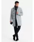 Férfi kabát OMBRE OM-COWC-0141 SZÜRKE MELANGE